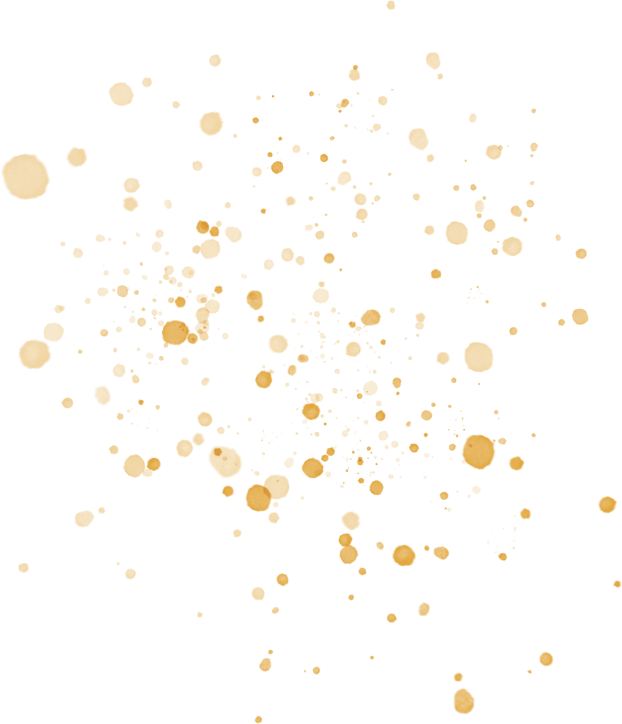 Gold Splatter Paint Splash