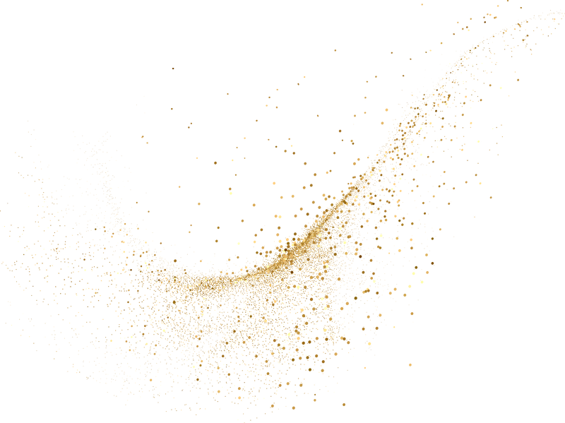 Gold glitter